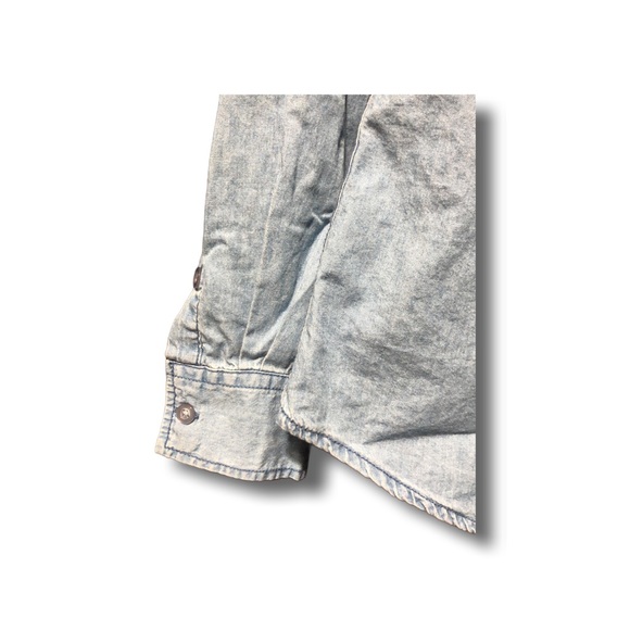 Embroidered denim blouse size medium - Picture 3 of 7